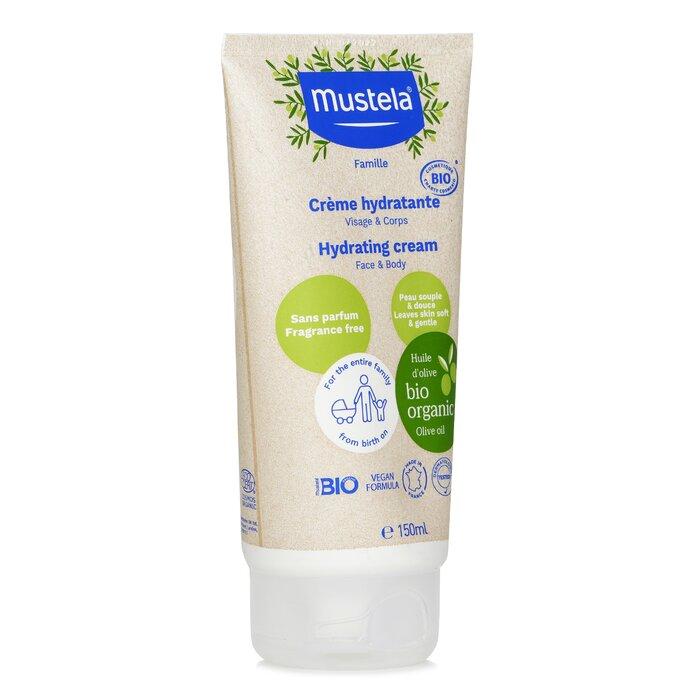 Mustela Organic Hydrating Face and Body Cream with Olive Oil (Fragrance Free)