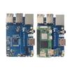 Raspberry Pi Zero 2W USB Hub with RJ45 Gigabit Ethernet & Audio Pin Header.