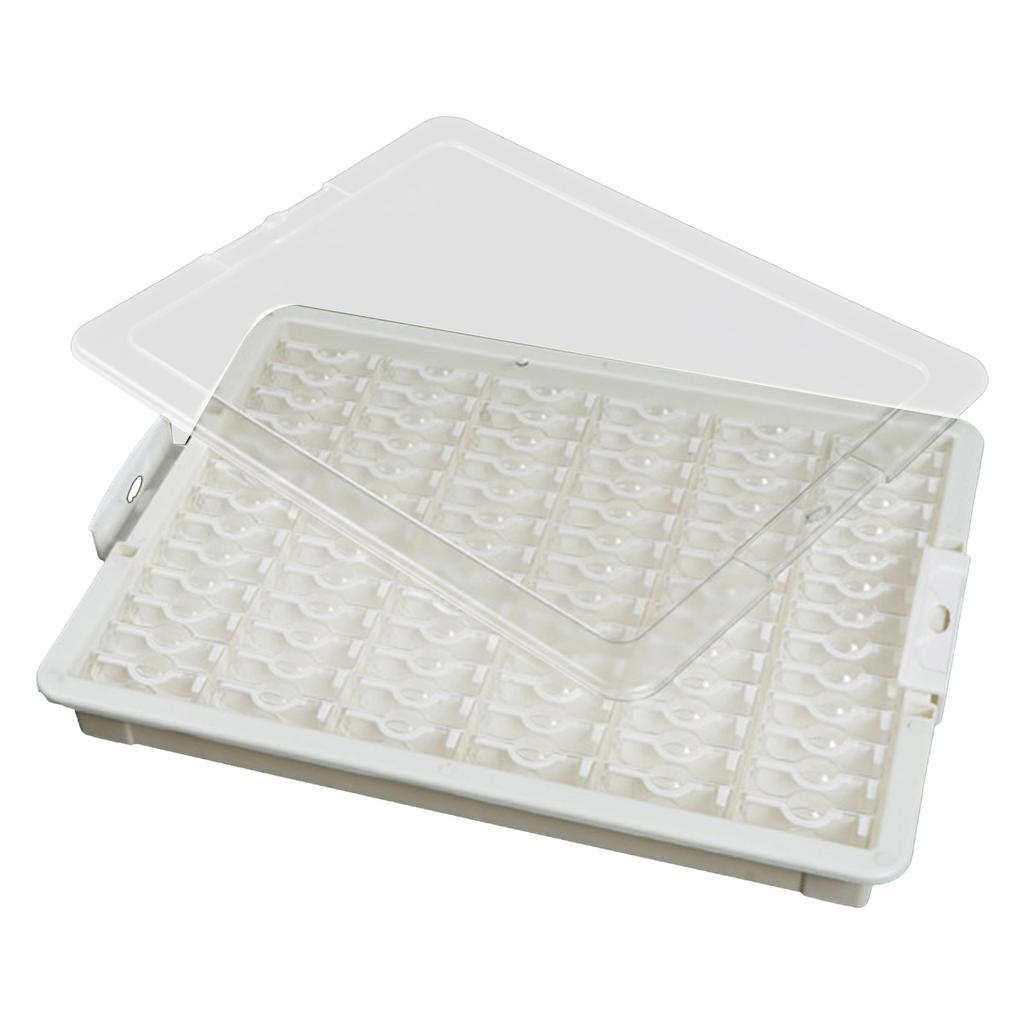 Pudełko organizer na koraliki z wieloma przegródkami Przezroczysta pokrywka Pudełko do przechowywania biżuterii na materiały do rękodzieła Praktyczna tacka do sortowania