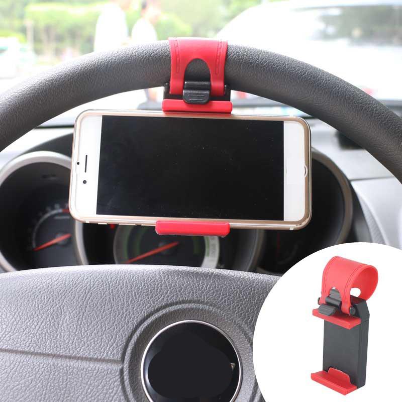 Multifunctional Car Steering Wheel Mobile Phone Holder Steering Wheel Pendant Phone Holder Car Mobile Phone Bracket Phone Holder
