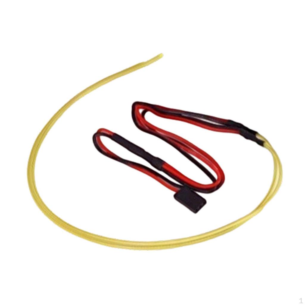 Bright Light Strip Glowing Strobing Line Red 29cm Length Soft Wire Lights RC Car for