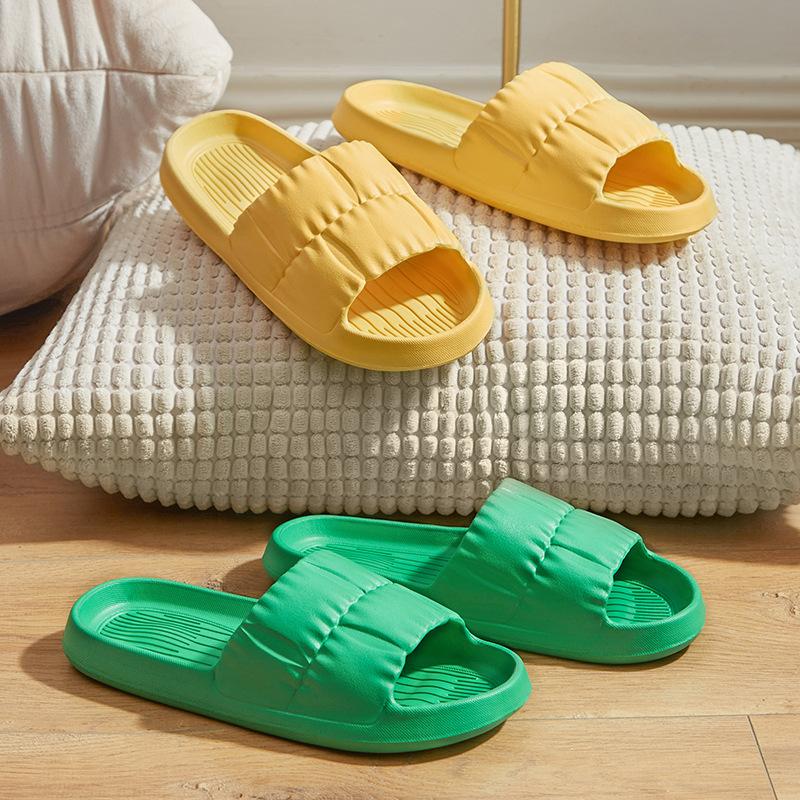 Slippers Women's Indoor Home Shoes Cool Slippers Men's Couple Non-slip Summer Home New Home Flat Bottom