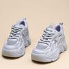 2025 Autumn New Platform Dad Shoes Women's Super Fire Versatile Muffin Casual Sports Shoes Little White Shoes