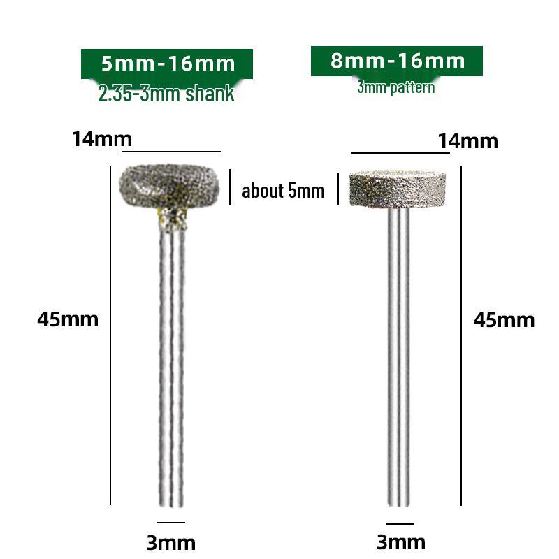 Right-Angle T-Shaped Emery Grinding Head for Jade Carving