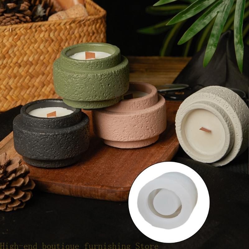  Handmade Round Molds Silicone Moulds Scented Cup Molds Plaster Molds Epoxy Resin Molds for Candle Making