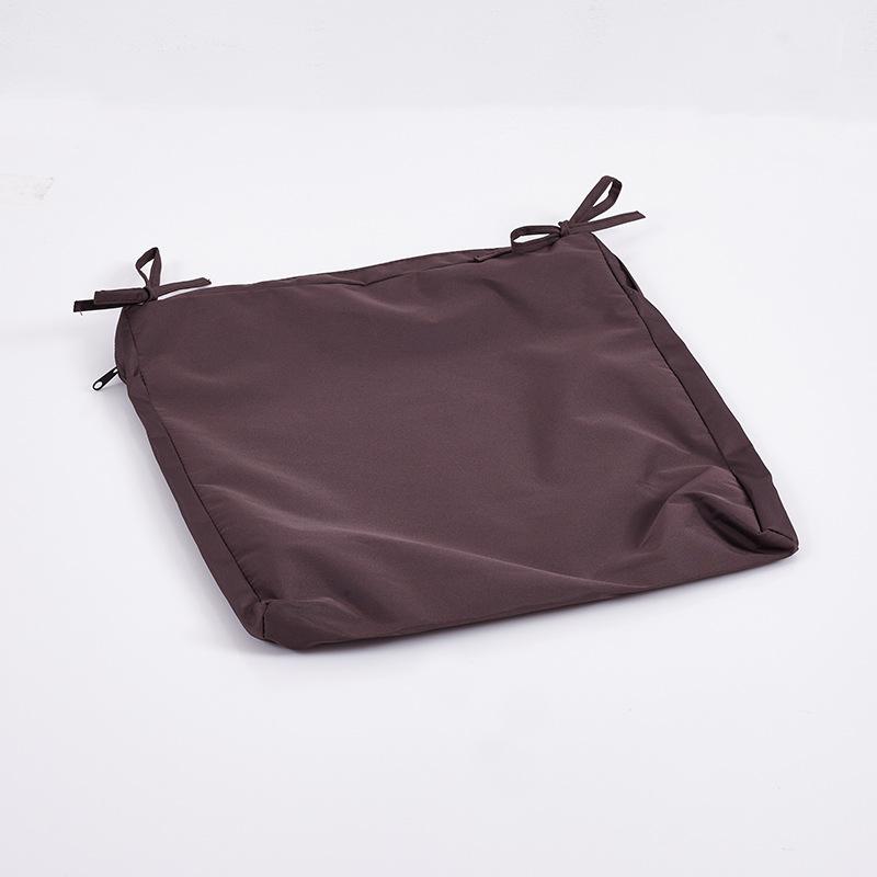 Outdoor Waterproof Cushion Cover, Garden Courtyard Sofa Rattan Chair Seat Pad Replacement, Anti-slip Lace-up Bench Cushion Cover