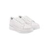 Shoetopia Quilted Detail Lace-Up Sneakers For Women & Girls/A-36/White/Uk8