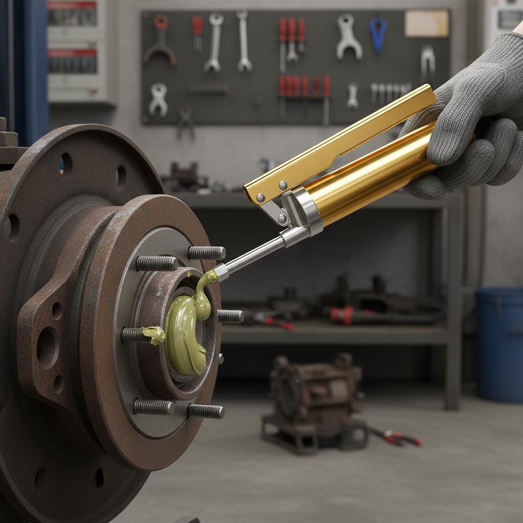 Manuelle Fettpresse 100/200CC Hochdruckschmierer mit Griff für Industrieausrüstung und Autoreparatur