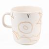 Marimekko Mug, 400ml, Winter 2025, Piirt Unikko White Gold, 75636 075636 120 [Parallel Import]