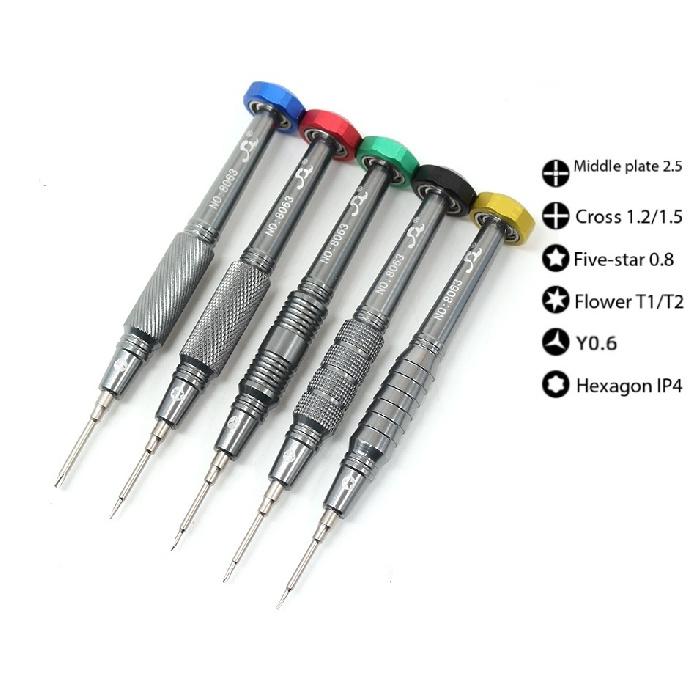 S2 Alloy Steel Precision Screwdriver Aluminum Anti Slip Handle 360 Silent Bearing Magnetic Tip for iPhone Samsung Huawei Repairs 4
