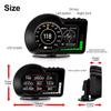 Obd Gps Dual System Rpm Gauge Speedometer Milometer F15 Car Head Up Display Hud 6 Alarm Functions Accelerated Test