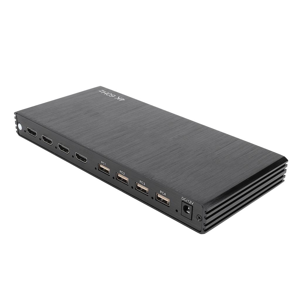Commutateur multiviewer 4x1 4K Interface multimédia HD 4 entrées 1 sortie 60 Hz 8 modes d'affichage KVM Multi Viewer