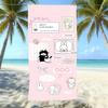 Miffy Rabbit Beach Towel Microfiber Quick Drying Absorbent Cartoon Printed Seaside Resort Bath Towel