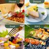 Extendable Fork, 8.7 to 25.4 Inch Long Handle Fork, Extra Long Fork, Telescopic BBQ Fork, Stainless Steel Dinner Fork, Fruit Dessert Fork Long Handle