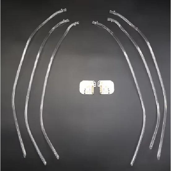 LED DRL Angel Eye Chip Ballast ForMercedes-Benz S-Class W222 2018 an Version White Light DaytimeRunning Light Mo