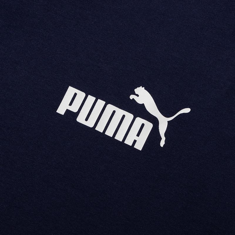 Puma American Retro Letter Logo Print Casual Quick-Dry Breathable Short Sleeve T-Shirt Men Tops Navy 630562-06