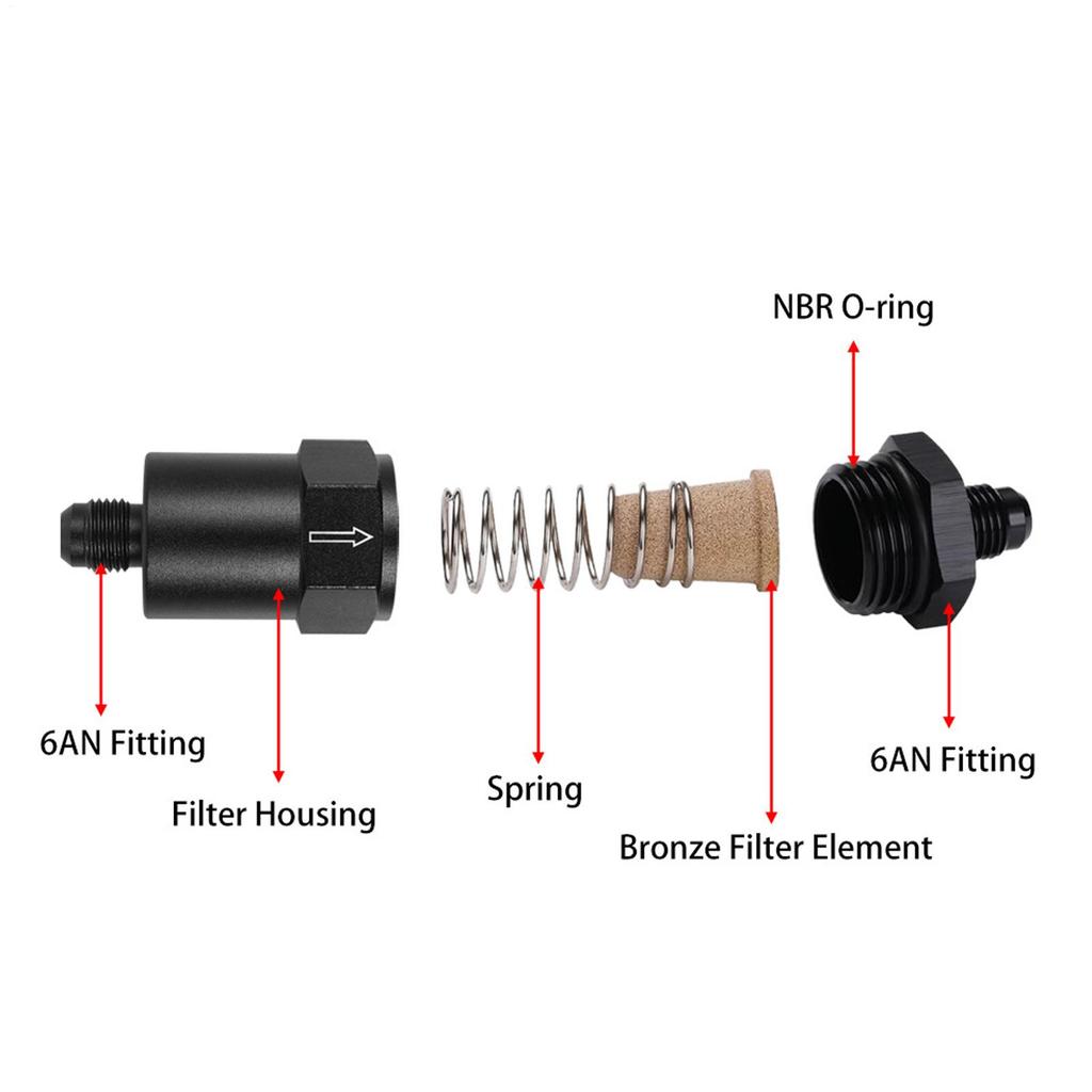 Automotive Oil Filters 30 Micron Inline Car Accessories Replacement Oil Filter For Road Trip Auto Repair Automotive System