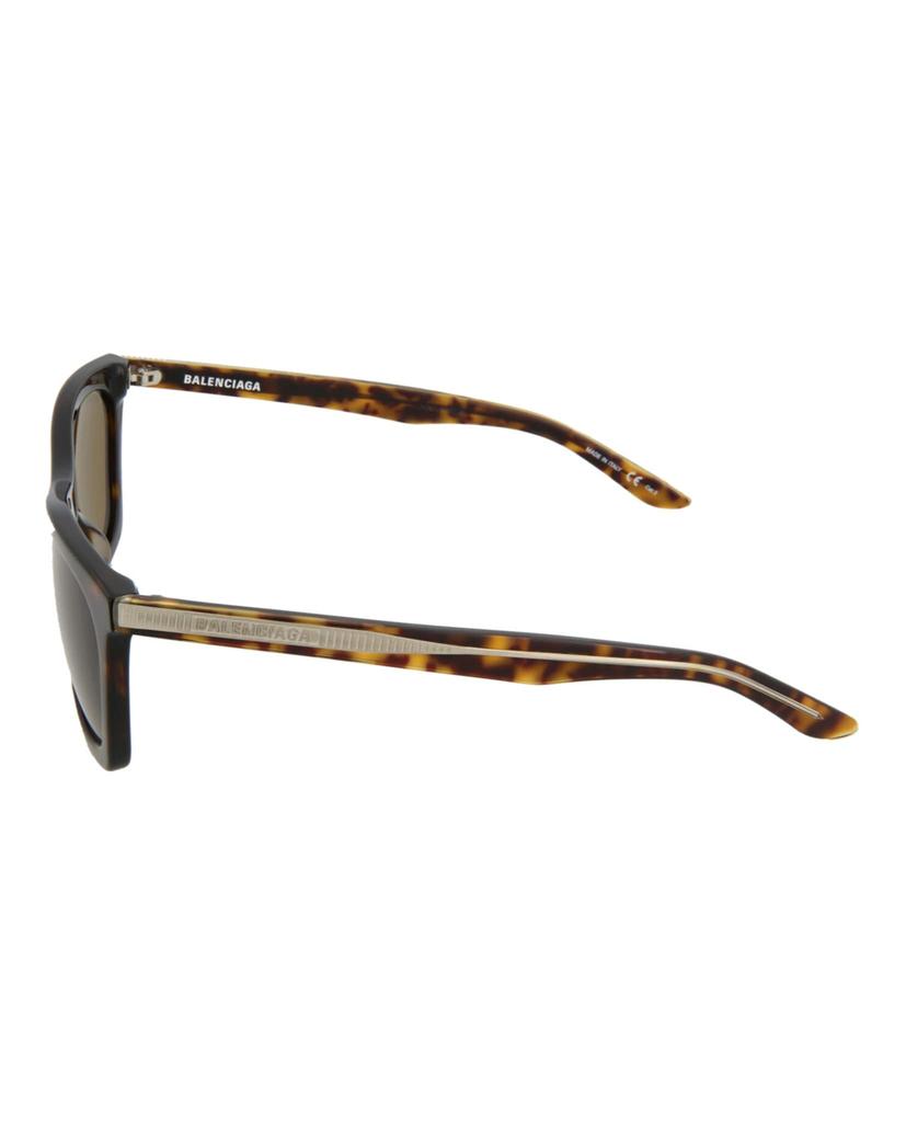Balenciaga Unisex Demna Gvasalia BB0006S Made In Square Sunglasses, Design, 002, Italy,