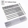 Dww-Forets  bton, 9 pices (5 mm ~ 16 x 160 mm) Forets  carrelage, Forets lectriques SDS-Plus pour perceuses  percussion, Forets cruciformes pour bton,
