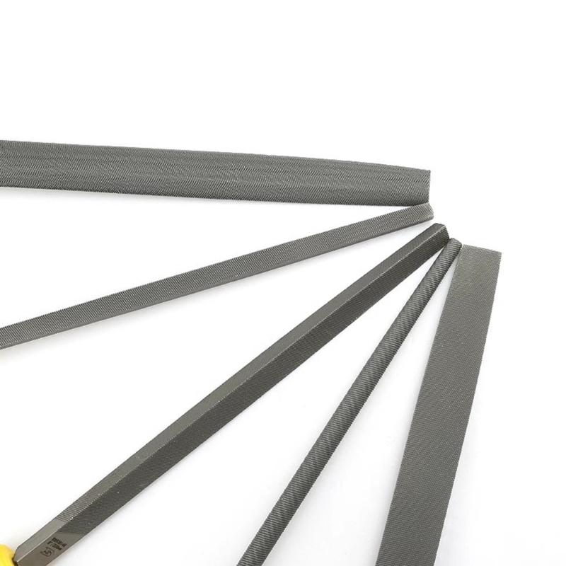 Asortyment ręcznych pilników do drewna, tarnik 3 szt. Wytrzymała stal, antypoślizgowa gumowa rączka, idealny do rzeźbienia, gratowania, mocowania biżuterii