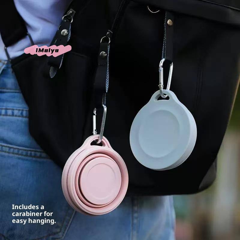 Portable Heat Resistant Folding Silicone Mug Soft Rubber Drinking Cup for Travel Camping - Portable Water Cups