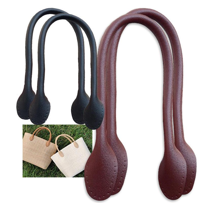 2PCS 41cm PU Leather Replacement Bag Handle Detachable Bag Belt DIY Gift Box Handle Handle Strap Handbag Band Bag Accessories