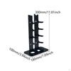 Tool Storage Rack Display Keeps Knives Organized Simple Setup Assembly for Hobbyists,