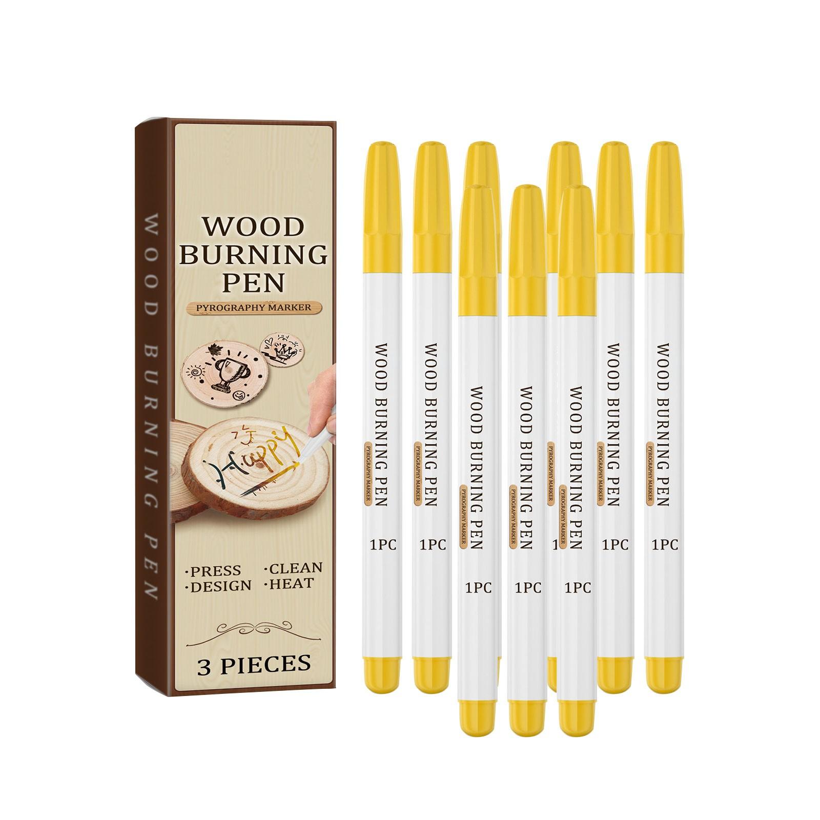 

Набор маркеров для выжигания разделочных досок, ручка для самостоятельной росписи по дереву, для использования в помещении, 5 мл One Size