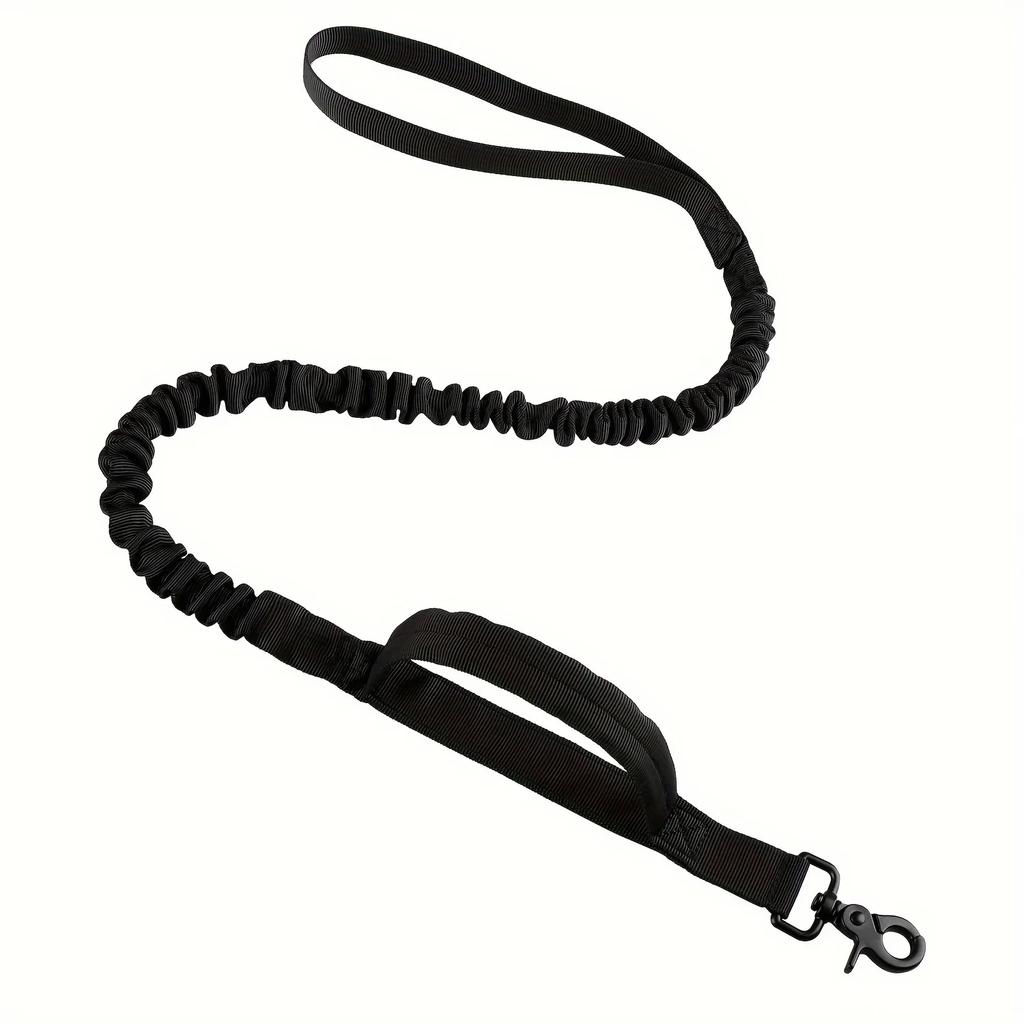 Tactical Hunting Dog Collar Traction Rope Zinc Alloy Imitation Nylon Velcro Adjustable in Size Hunt Accessories
