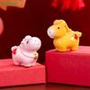 2026 Year of the Horse Lucky Figurine–Chinese New Year Decor Mini Statues with Fortune Symbols (Cute Animal Ornaments)