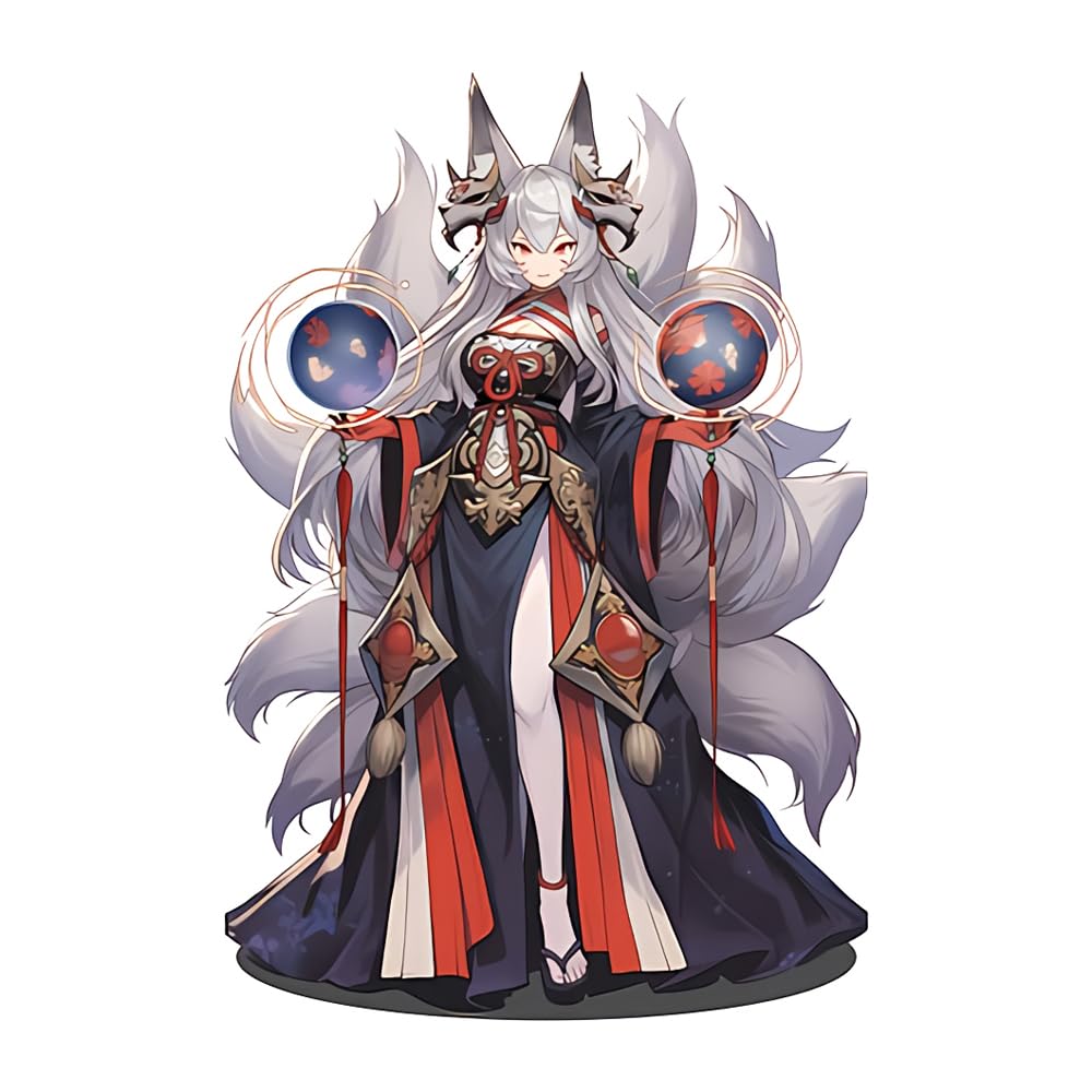 

PYRMXQ 13cm Geisha Car Sticker Beautiful Anime Girl Wall Decal Vinyl Motorcycle Camper Auto Body Luggage Fridge (B)