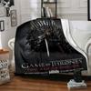 1pc Game of Thrones Flannel Blanket Soft Warm Throw for Home, Office, Travel, All-Season Cozy Bedding GiftL1177