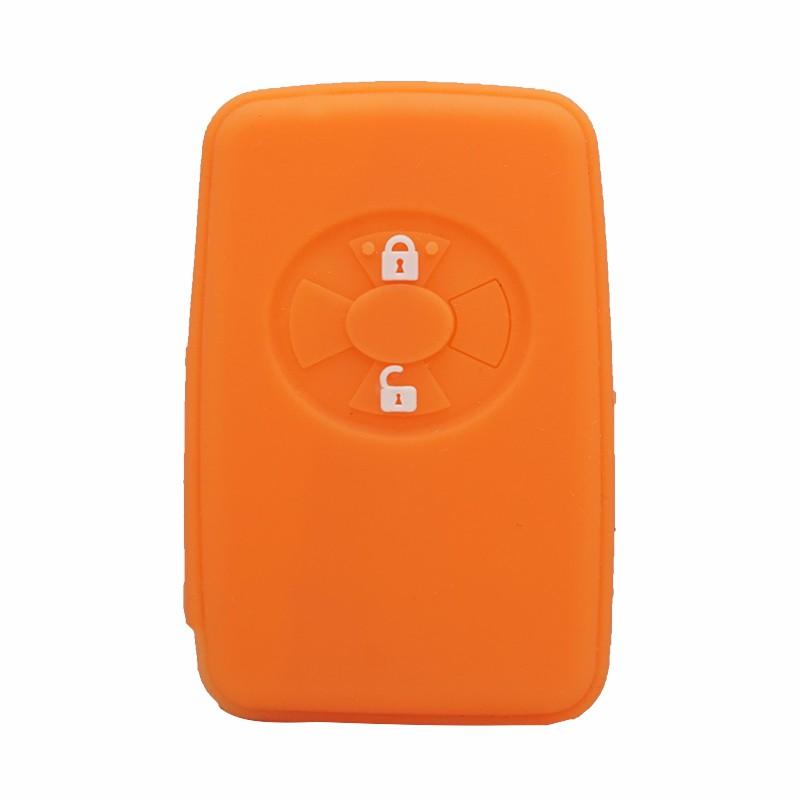 Cocolockey Silicone Car Key Cover Case Holder For Toyota Avalon Reiz Smart Remote Key Fob Protector 2Button Car Accessories