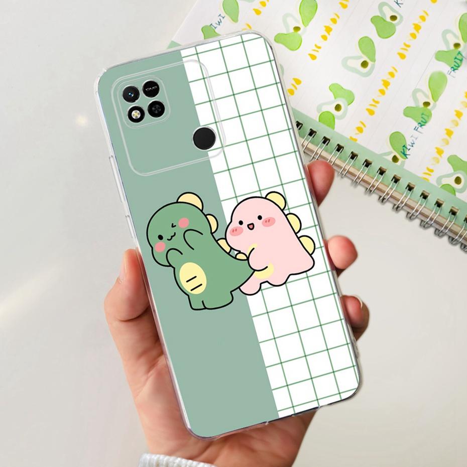 Case For Xiaomi Redmi 10A Cute Flower Cat Painted Phone Bumper For Redmi 10A 4G Redmi10A Soft Silicone TPU Back Cover