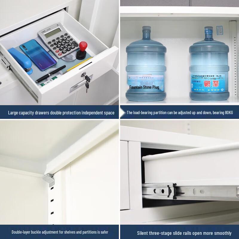 Kuncheng Fingerprint Password Security Cabinet with Drawer