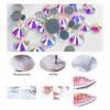 Imitation Austrian Diamond, Even Surface Hot Melt Adhesive Hot Diamond Ab Color Crystal Glass Diy Clothing Rhinestone Decoration