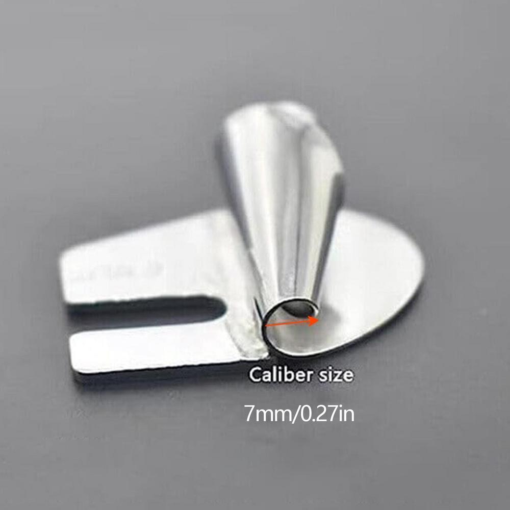Universal Sewing Rolled Hemmer Presser Foot 3-10mm Pull Tube Spiral Edging Roller Hemming Puller Tube Sewing Accessories