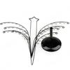Sturdy Accessory Stand With 64 Hooks Multiple Hook Bracelet and Necklace Display Stand with Easy Assembly for Vendors