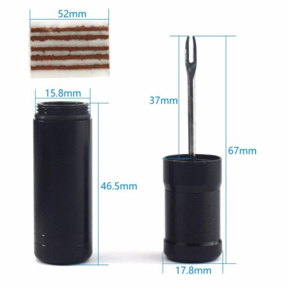 2 Set with 20 Rubber Strips Tubeless Tire Repair Kit Bike Tire Repair Tool  Emergency Repair