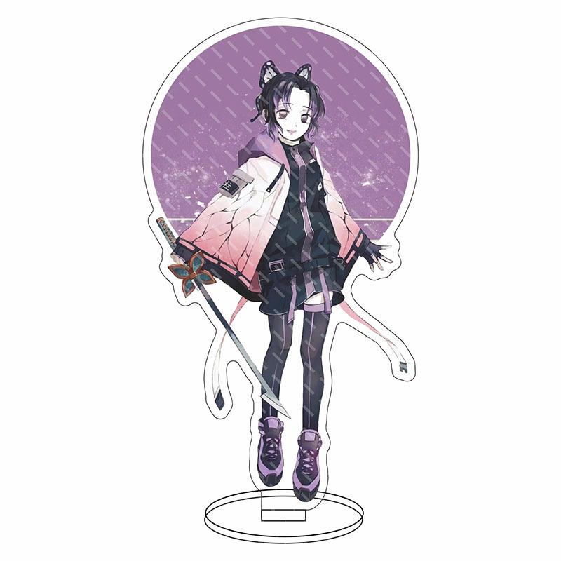 Demon Slayer: Kimetsu no Yaiba stand Tanjiro Nezuko double-sided high-definition acrylic ornament anime Halloween gift 16cm