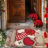 VIKAMA Valentine's Day Entrance Welcome Doormat Heart-Shaped Romantic Room Decoration Soft Comfortable Kitchen Bedroom Rug