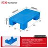 Warehouse Grid Plastic Pallet: Thickened Moisture-Proof Single-Sided Floor Mat for Logistics.