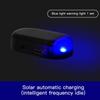 2Pcs LED Solar Powered Fake Security Light Simulated Car Led Warning Light Wireless Strobe Signal Alarm Anti-Theft Caution Lamp