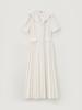 B Muse Mansion Sailor Lace Pleated Dress - Ivory