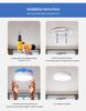 Smart LED Radar Ceiling Light with Motion and Sound Sensor