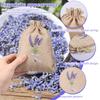 20Pcs Lavender Empty Bag Linen or Cotton Dry Flower Storage Bag With Drawstring Closure Breathable Spice Sachet Bag for Jewelry