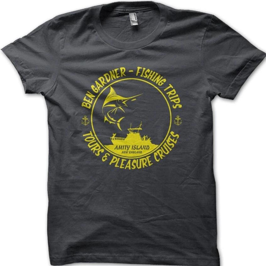 JAWS Amity Island Fishing Tours Ben Gardner cotton t-shirt 8990 XXL