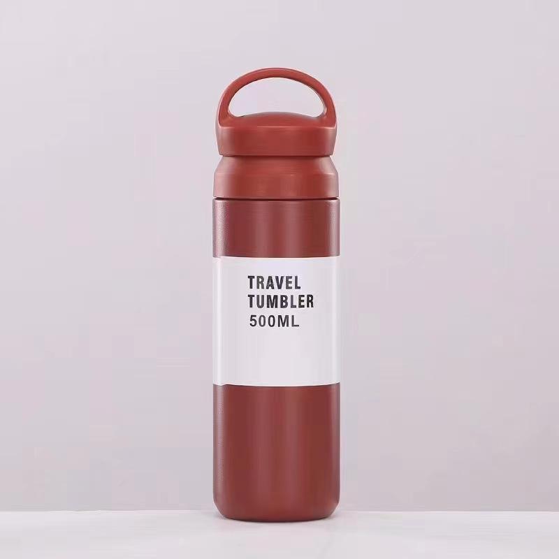 

Простая чашка Element Cup Портативная портативная портативная кружка из нержавеющей стали с крышкой и удобной подарочной чашкой высокой ценности. 350ml красный