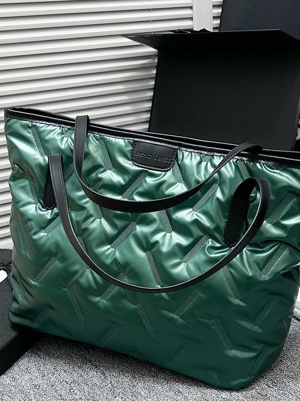 Autumn/Winter Versatile Large Capacity Cotton Tote - Trendy Shoulder & Hand-Held Bag