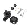 Motorcycle Wireless TPMS, Real-Time Tire Pressure Temperature Monitor, Waterproof LCD Display with External Sensors